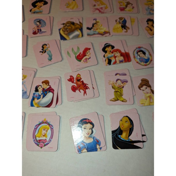 Memory Game Disney Princess Edition Milton Bradley 44007 2004 71/72 Cards - Picture 6 of 12